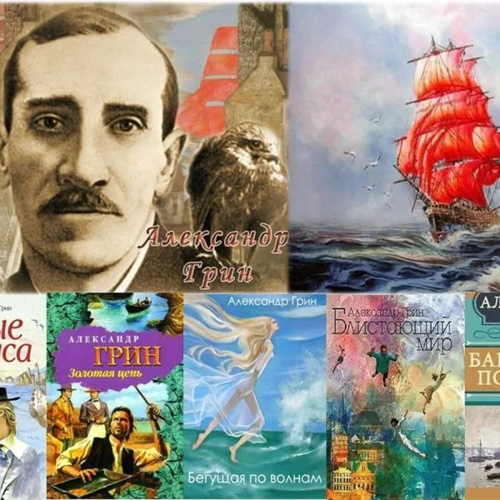 Книжная выставка по творчеству А.С.Грина