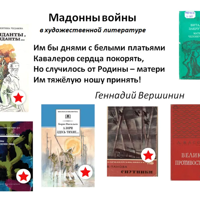 Виртуальная выставка "Мадонны войны"