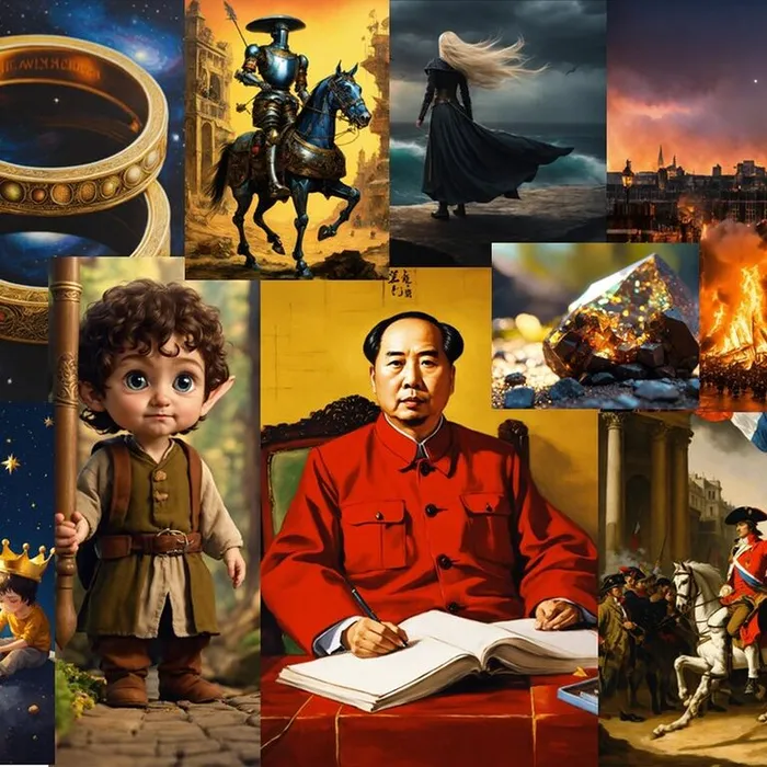  Нейросеть составила список из 10 самых популярных книг в мире. Сможете ли вы их угадать по иллюстрации? 
